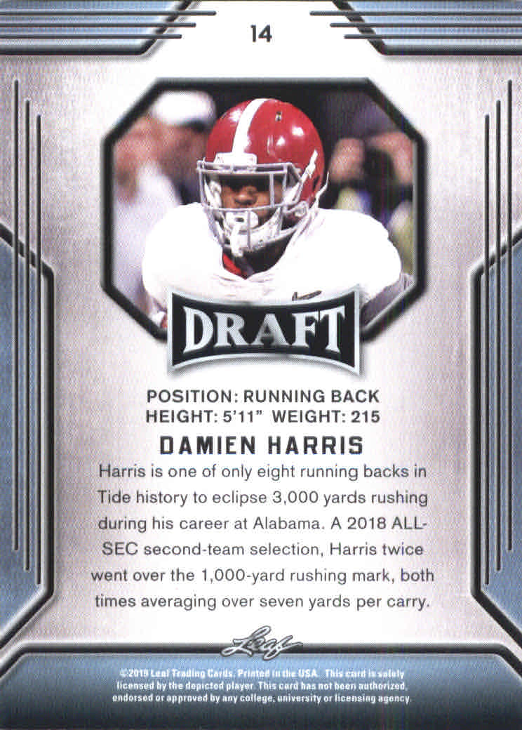 Sports Card Back