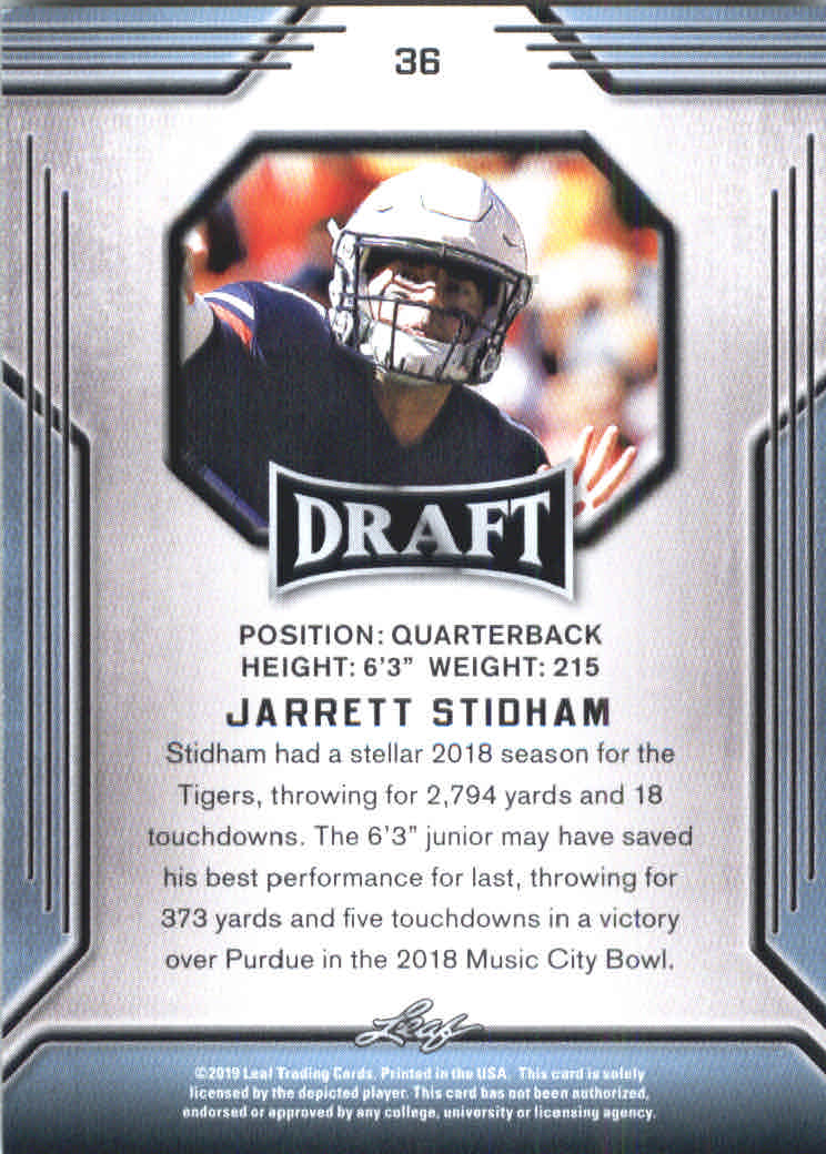 B3103- 2019 Leaf Draft FB Card #s 1-100 +Inserts -You Pick- 15+ FREE US SHIP - Picture 67 of 154