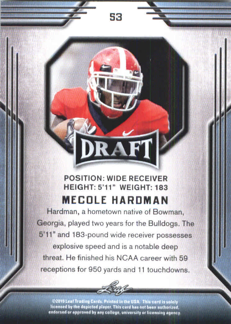B3103- 2019 Leaf Draft FB Card #s 1-100 +Inserts -You Pick- 15+ FREE US SHIP - Picture 95 of 154