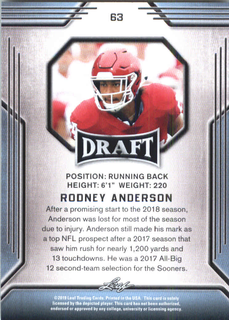 B3103- 2019 Leaf Draft FB Card #s 1-100 +Inserts -You Pick- 15+ FREE US SHIP - Picture 107 of 154
