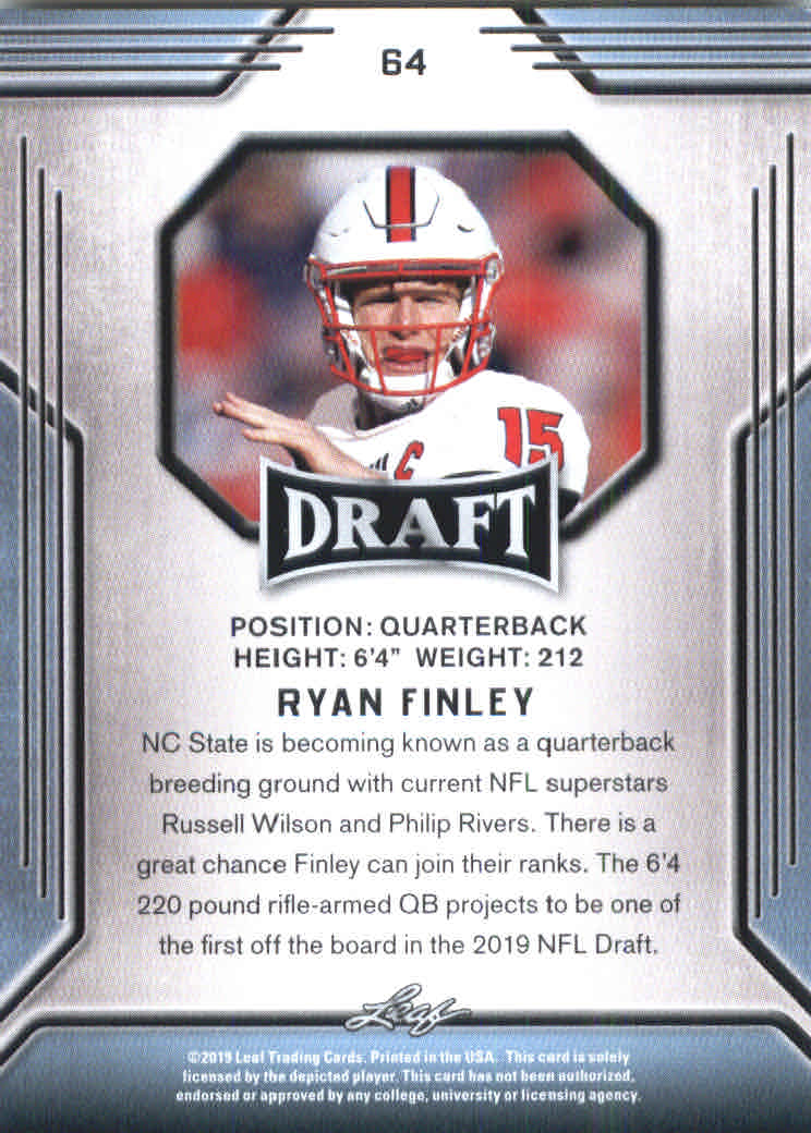 B3103- 2019 Leaf Draft FB Card #s 1-100 +Inserts -You Pick- 15+ FREE US SHIP - Picture 109 of 154