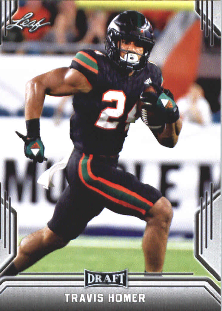 2019 Leaf Draft #67 Travis Homer