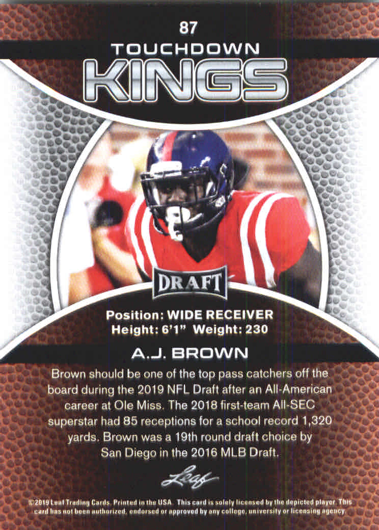B3103- 2019 Leaf Draft FB Card #s 1-100 +Inserts -You Pick- 15+ FREE US SHIP - Picture 139 of 154