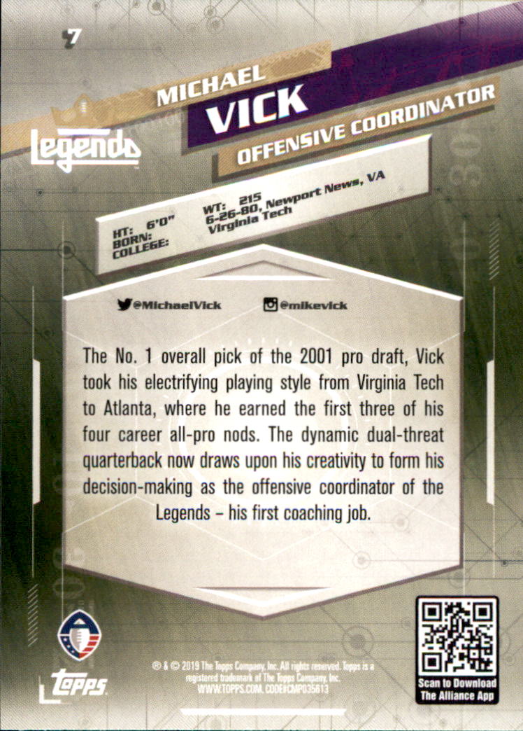 A9018- 2019 Topps AAF Football Cards 1-175 +Inserts -You Pick- 15+ FREE US SHIP - Picture 15 of 313