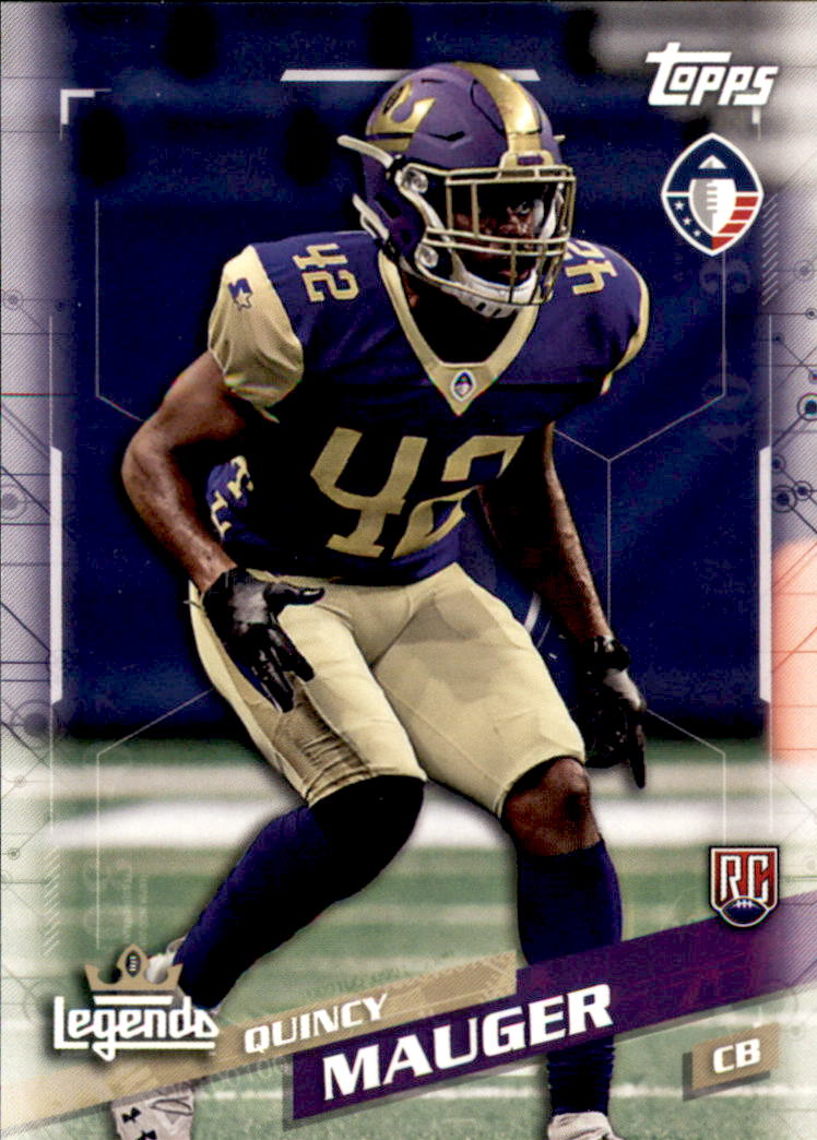 A9018- 2019 Topps AAF Football Cards 1-175 +Inserts -You Pick- 15+ FREE US SHIP - Picture 42 of 313