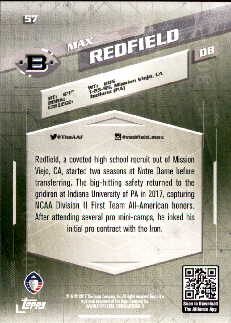 A9018- 2019 Topps AAF Football Cards 1-175 +Inserts -You Pick- 15+ FREE US SHIP - Picture 101 of 313