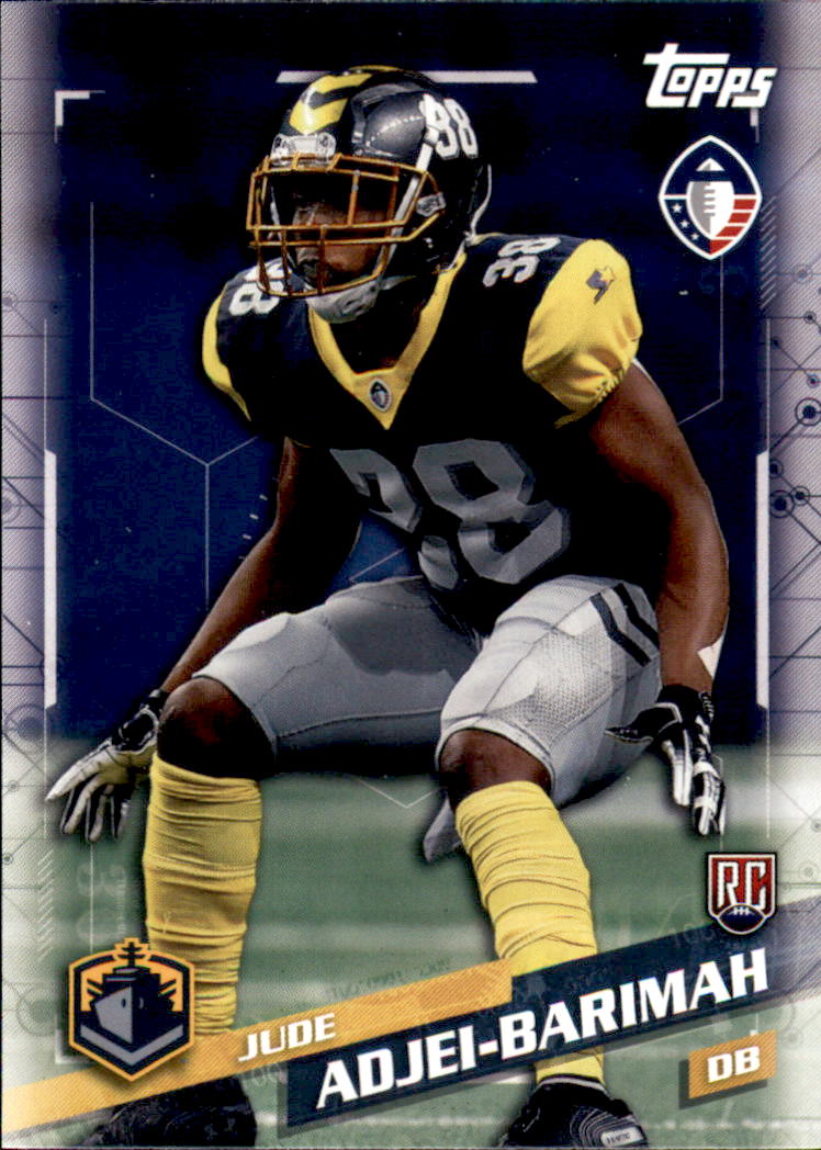 A9018- 2019 Topps AAF Football Cards 1-175 +Inserts -You Pick- 15+ FREE US SHIP - Picture 110 of 313