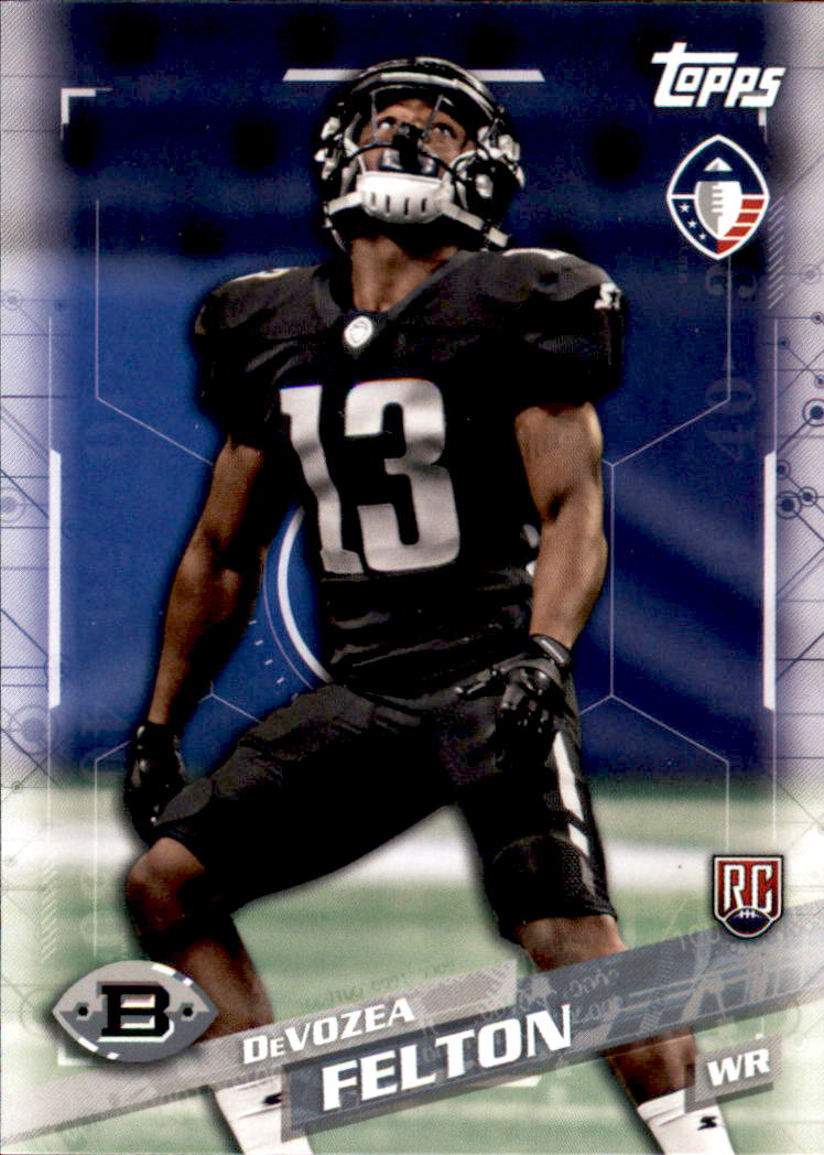 A9018- 2019 Topps AAF Football Cards 1-175 +Inserts -You Pick- 15+ FREE US SHIP - Picture 114 of 313