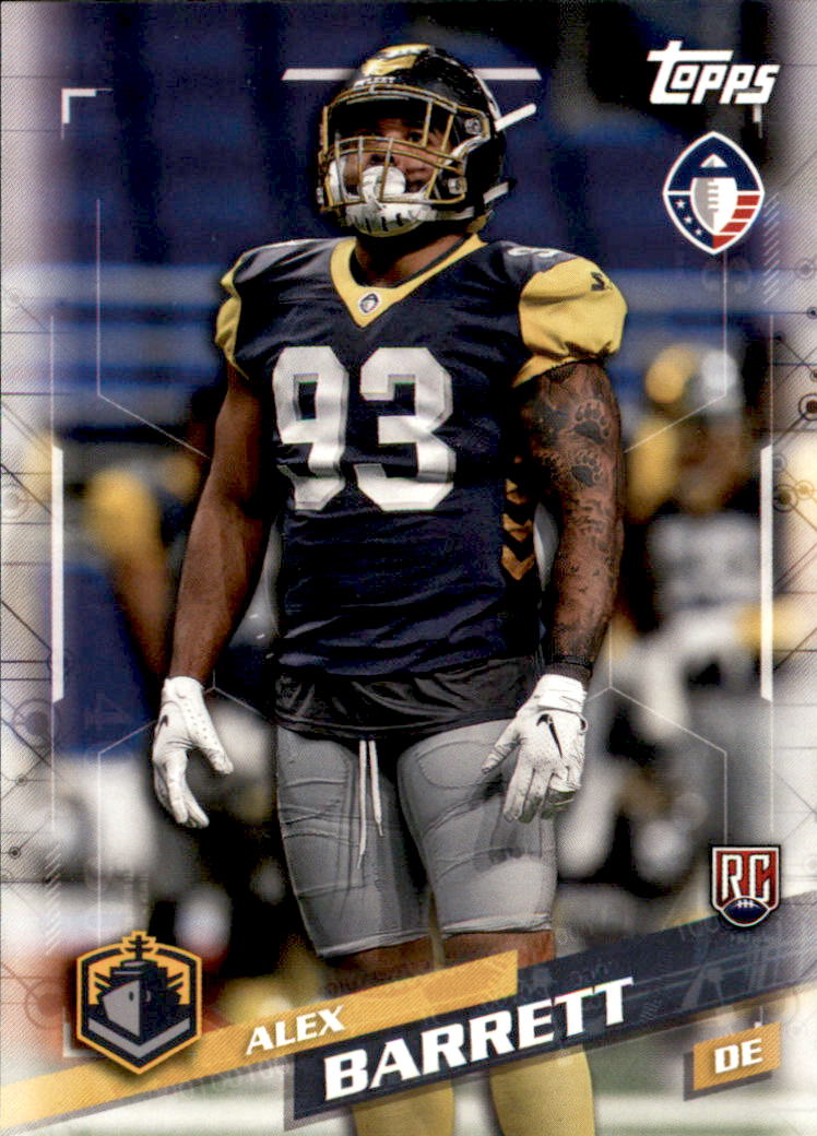 A9018- 2019 Topps AAF Football Cards 1-175 +Inserts -You Pick- 15+ FREE US SHIP - Picture 124 of 313