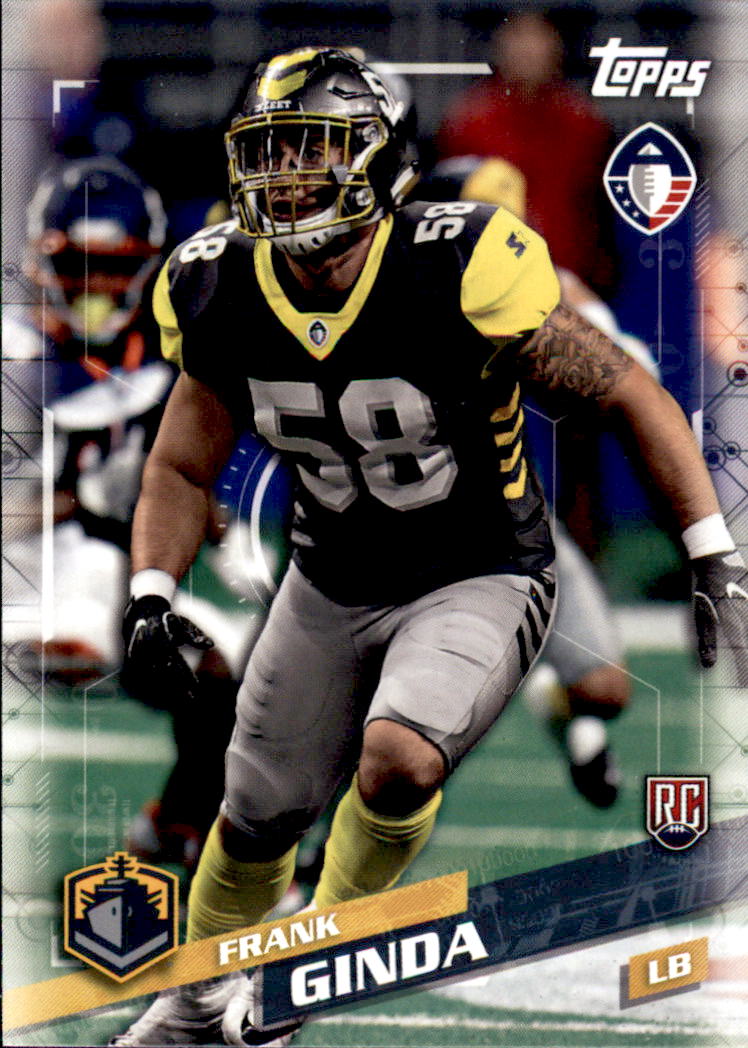 A9018- 2019 Topps AAF Football Cards 1-175 +Inserts -You Pick- 15+ FREE US SHIP - Picture 254 of 313