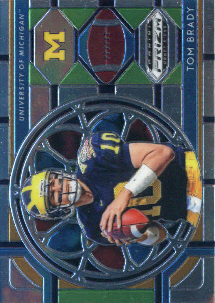  2016 Panini Prizm Draft Picks #95 Tom Brady Michigan Wolverines  Football Card : Collectibles & Fine Art