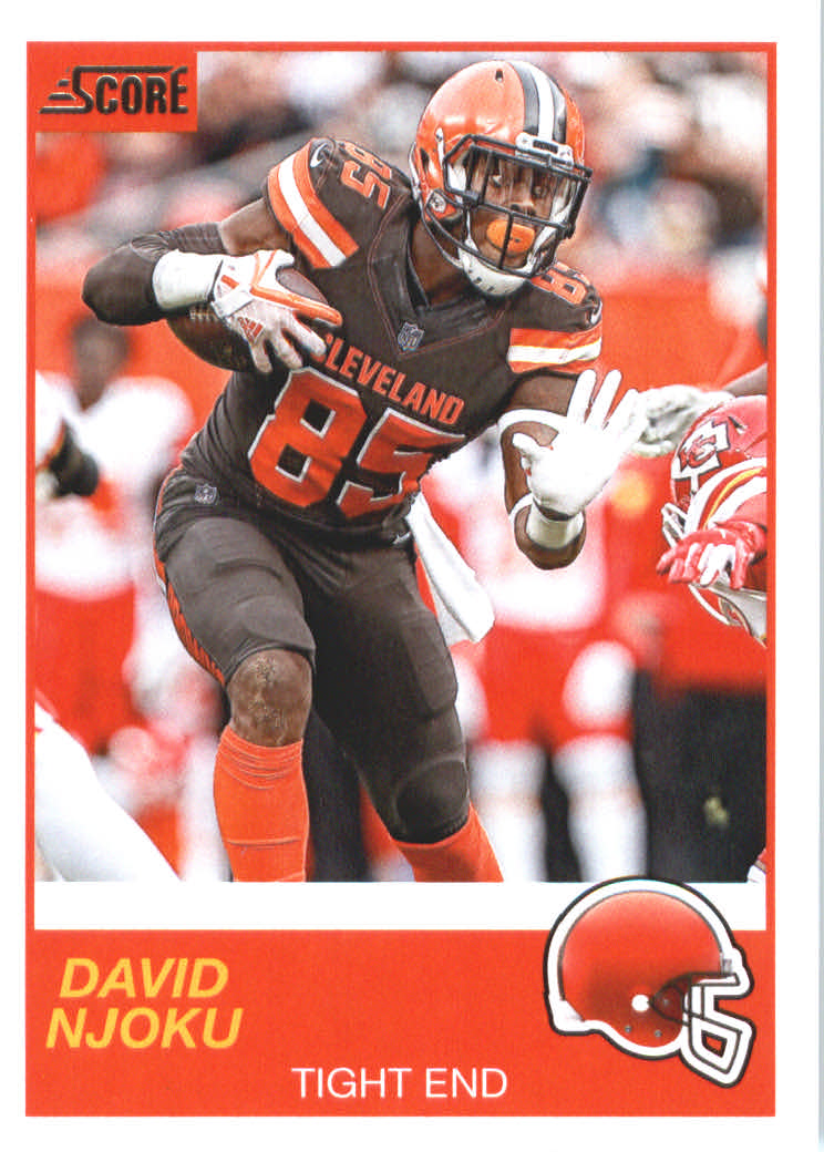 : 2018 Score #79 David Njoku Cleveland Browns Football