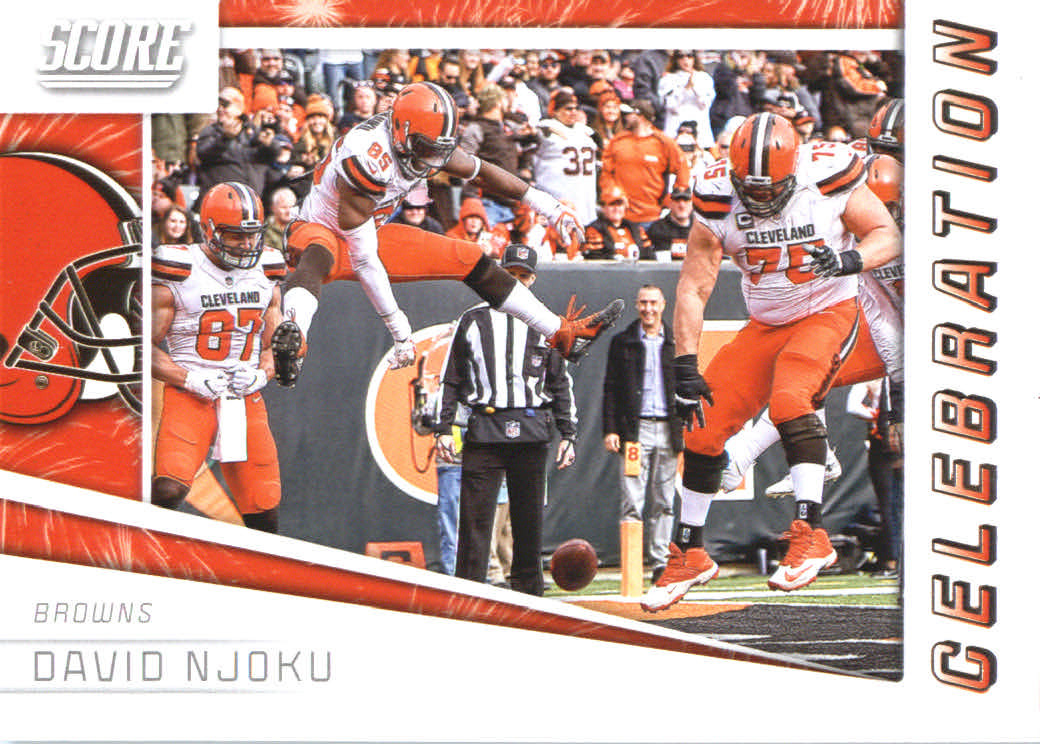 : 2018 Score #79 David Njoku Cleveland Browns Football