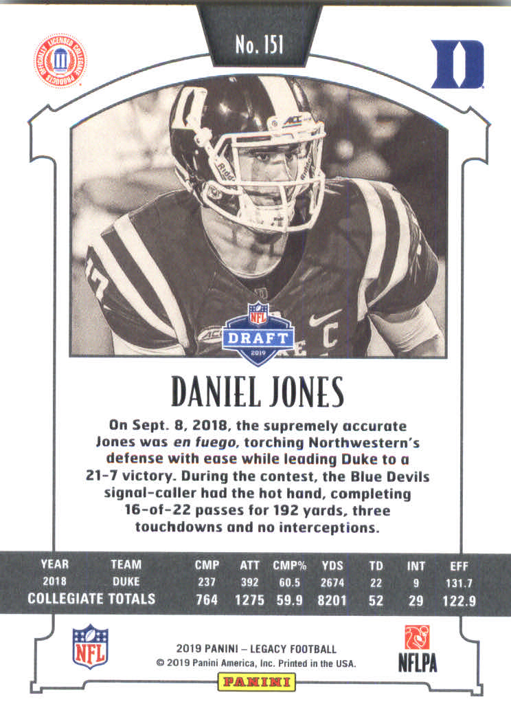 2019 Panini Legacy Football Card Pick - Bild 295 von 401