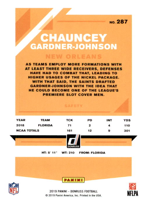 A4450- 2019 Donruss Football #s 211-350 +Rookies -You Pick- 15+ FREE US SHIP - Picture 149 of 219