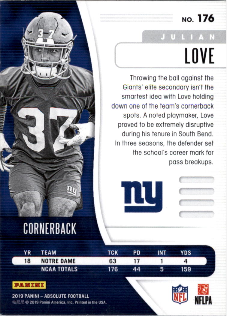 A7439- 2019 Absolute Football Cards 1-200 +Inserts -You Pick- 15+ FREE US SHIP - Picture 155 of 203