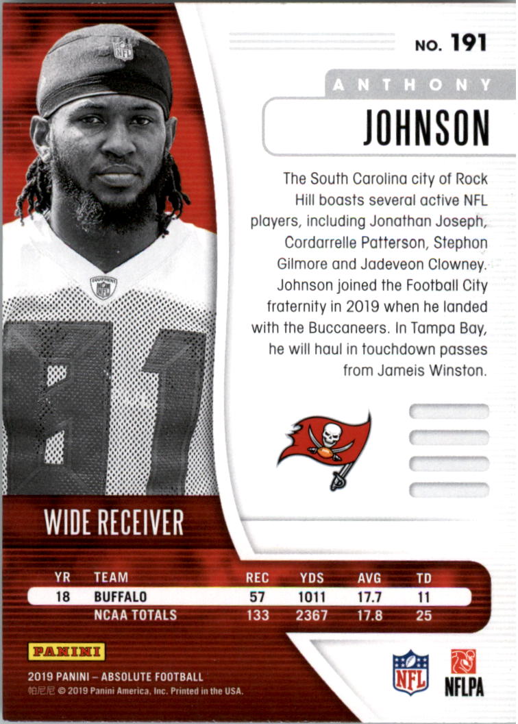 A7439- 2019 Absolute Football Cards 1-200 +Inserts -You Pick- 15+ FREE US SHIP - Picture 179 of 203
