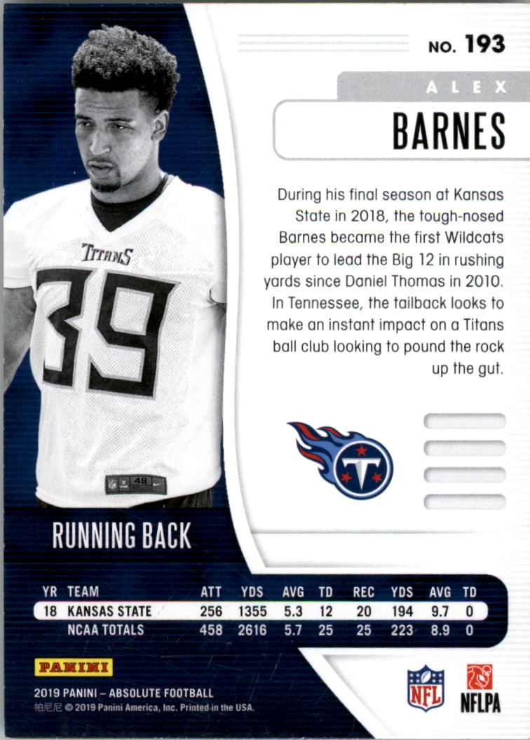 A7439- 2019 Absolute Football Cards 1-200 +Inserts -You Pick- 15+ FREE US SHIP - Picture 183 of 203