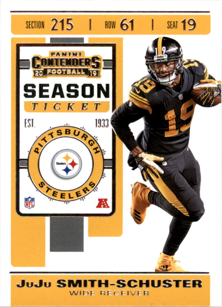 2021 Panini Contenders Season Ticket #83 JuJu Smith-Schuster