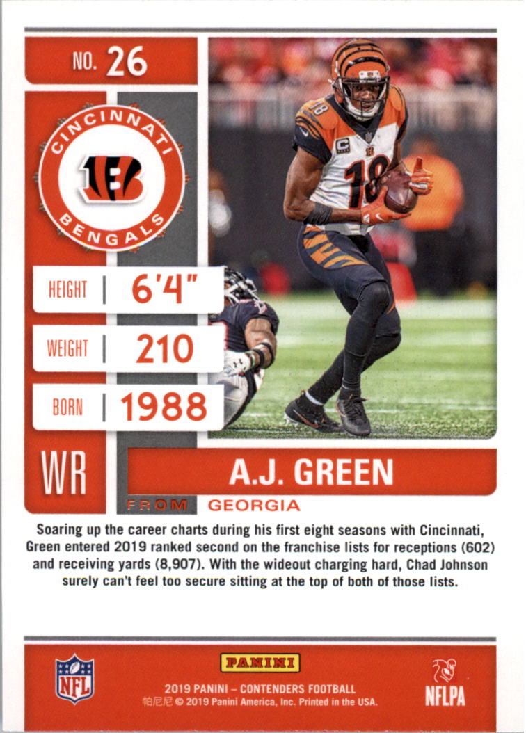 Buy A.J. Green Cards Online  A.J. Green Football Price Guide - Beckett