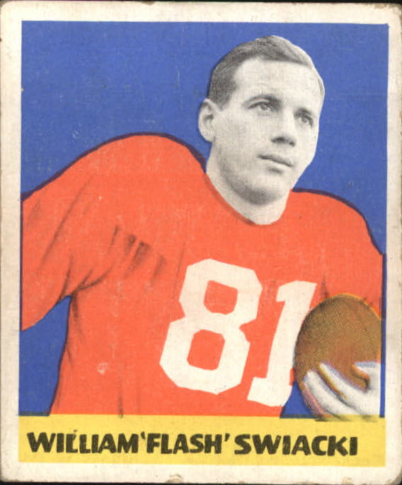 1948 Leaf #12A Bill Swiacki BL RC/(Black letter name on front)