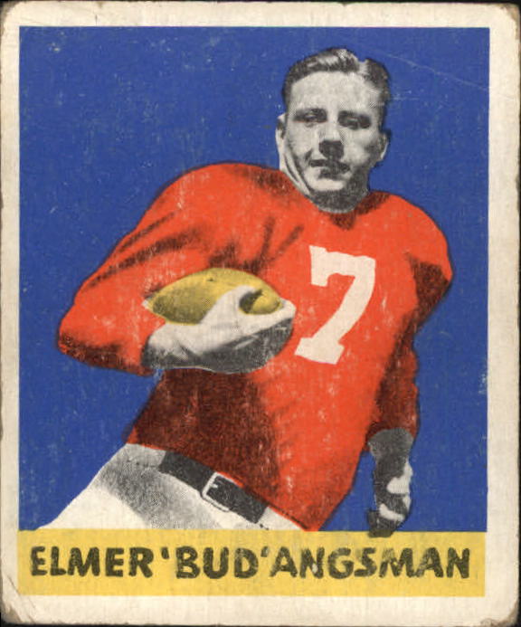 1948 Leaf #25A Bud Angsman RC/(Black letter name on front)