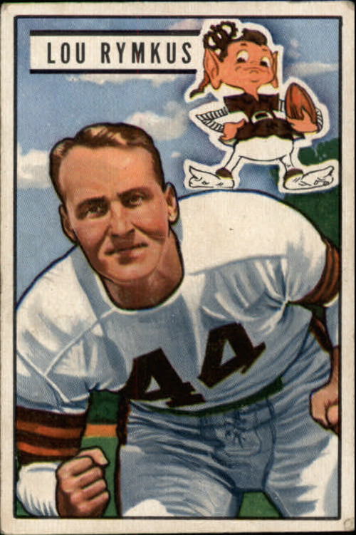 1951 Bowman #38 Lou Rymkus