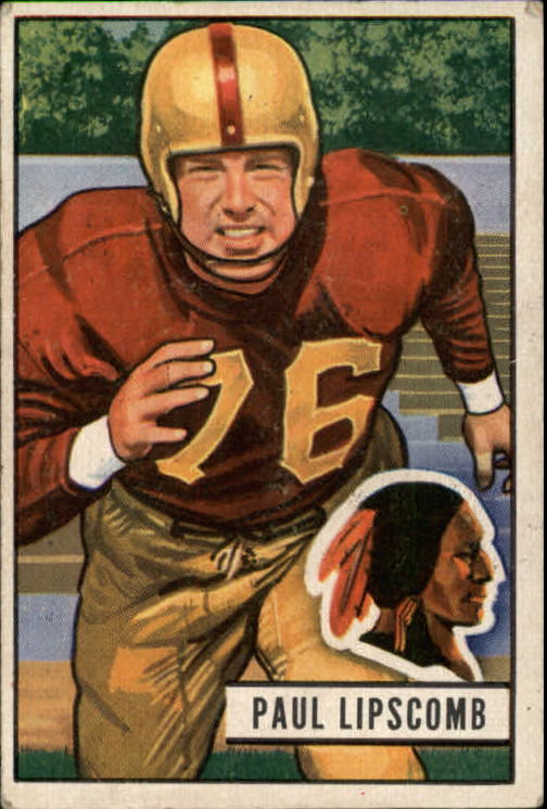1951 Bowman #71 Paul Lipscomb RC