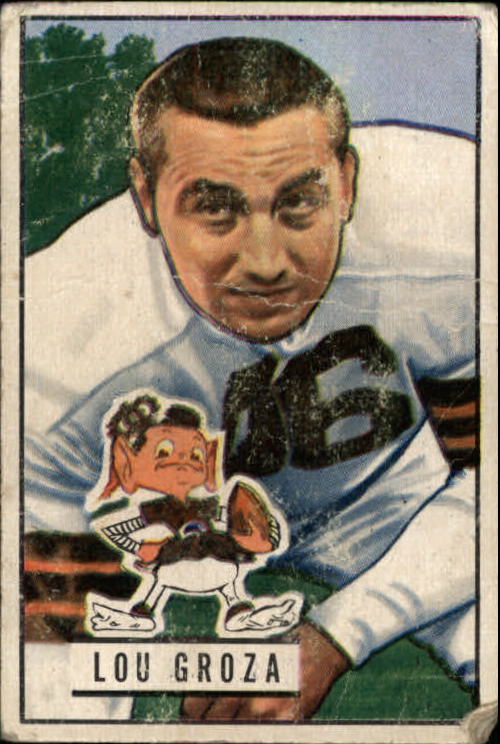 1951 Bowman #75 Lou Groza
