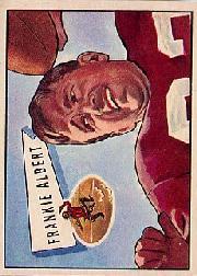 1952 Bowman Large #5 Frankie Albert