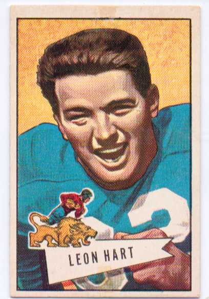 1952 Bowman Large #15 Leon Hart