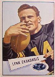 1952 Bowman Large #20 Lynn Chandnois