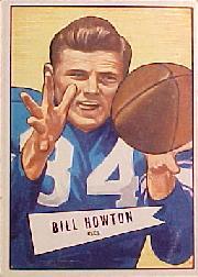 1952 Bowman Large #21 Billy Howton RC