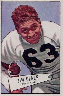 1952 Bowman Large #66 James Clark RC