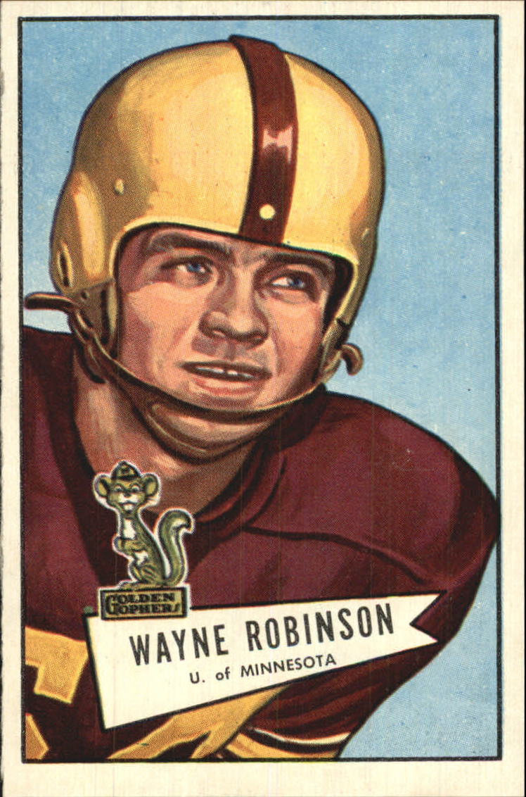 1952 Bowman Large #68 Wayne Robinson RC