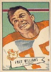 1952 Bowman Large #121 Fred Williams RC