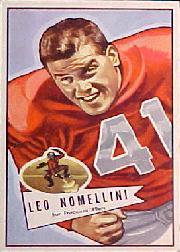 1952 Bowman Large #125 Leo Nomellini