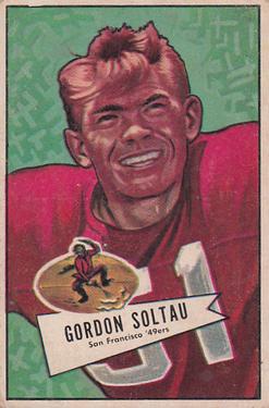 1952 Bowman Large #141 Gordy Soltau