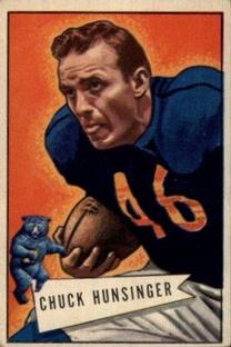 1952 Bowman Small #7 Chuck Hunsinger