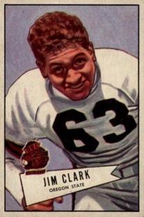 1952 Bowman Small #66 James Clark