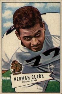 1952 Bowman Small #76 Herman Clark