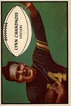 1953 Bowman #76 Lynn Chandnois