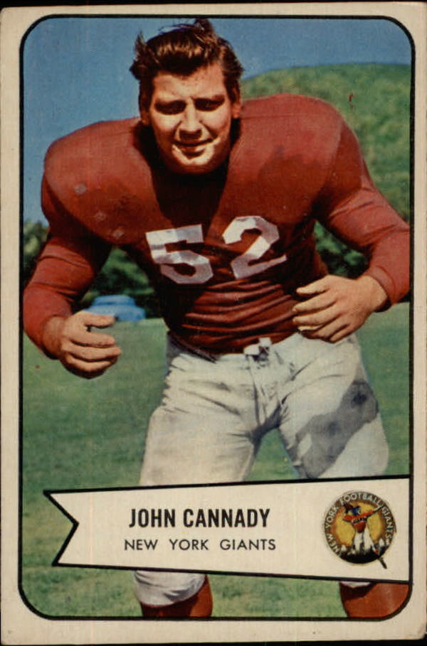 1954 Bowman #19 John Cannady