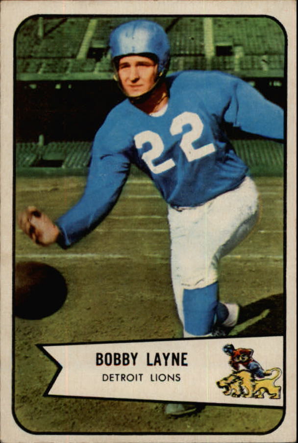 1954 Bowman #53 Bobby Layne