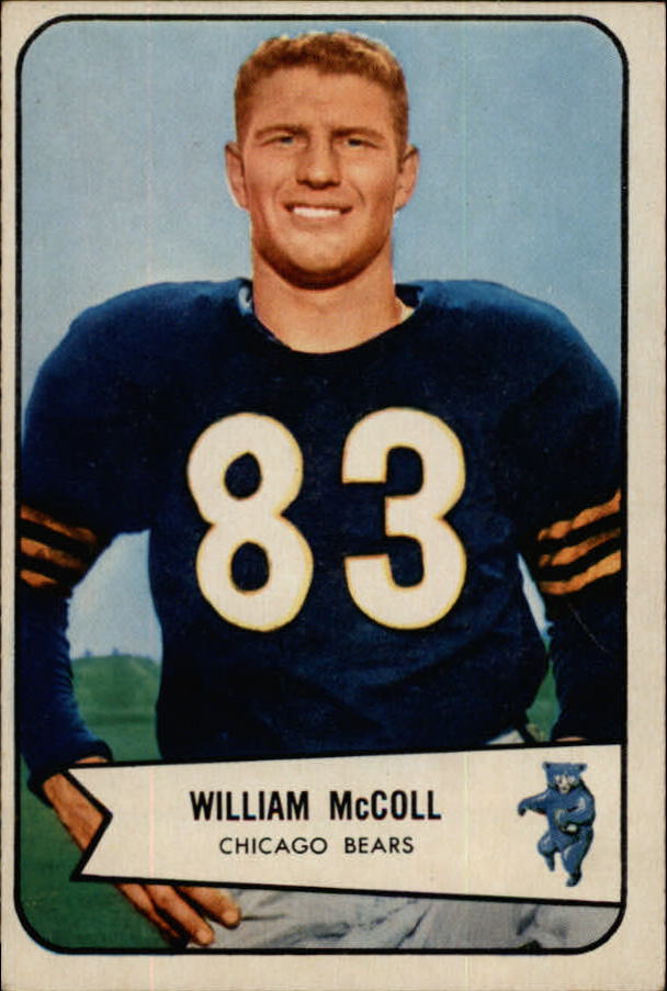 1954 Bowman #59 Bill McColl