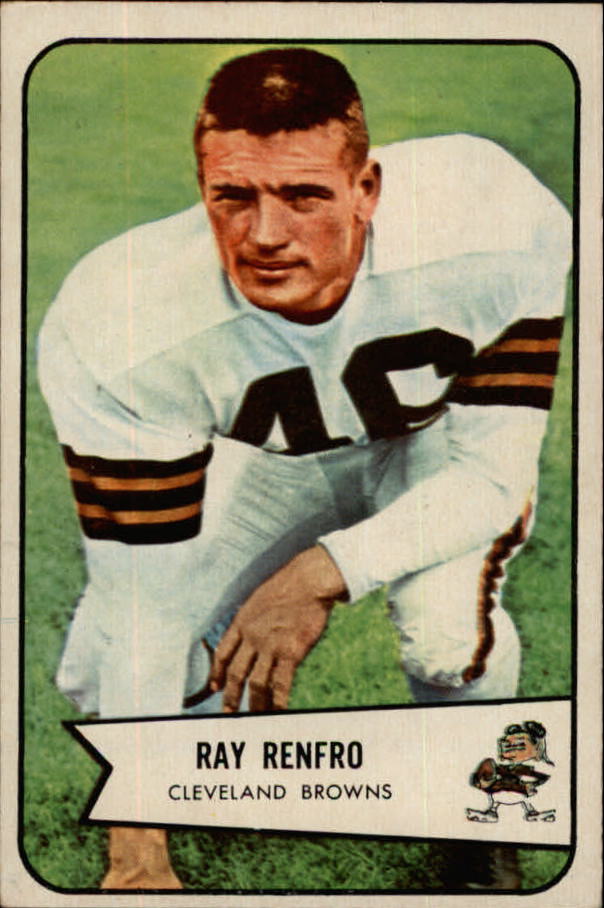 1954 Bowman #64 Ray Renfro