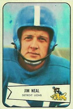 1954 Bowman #75 Jim Neal SP RC