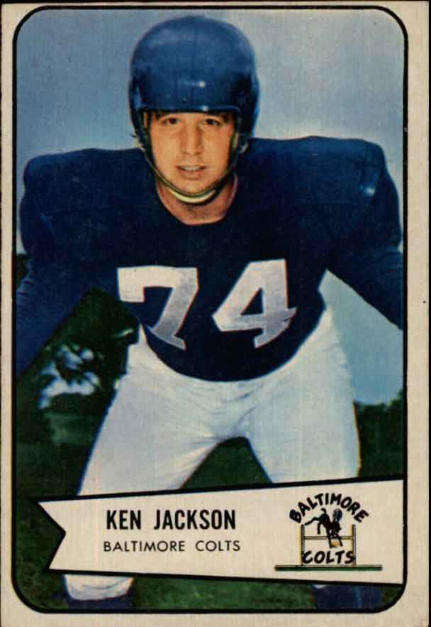 1954 Bowman #82 Ken Jackson SP RC