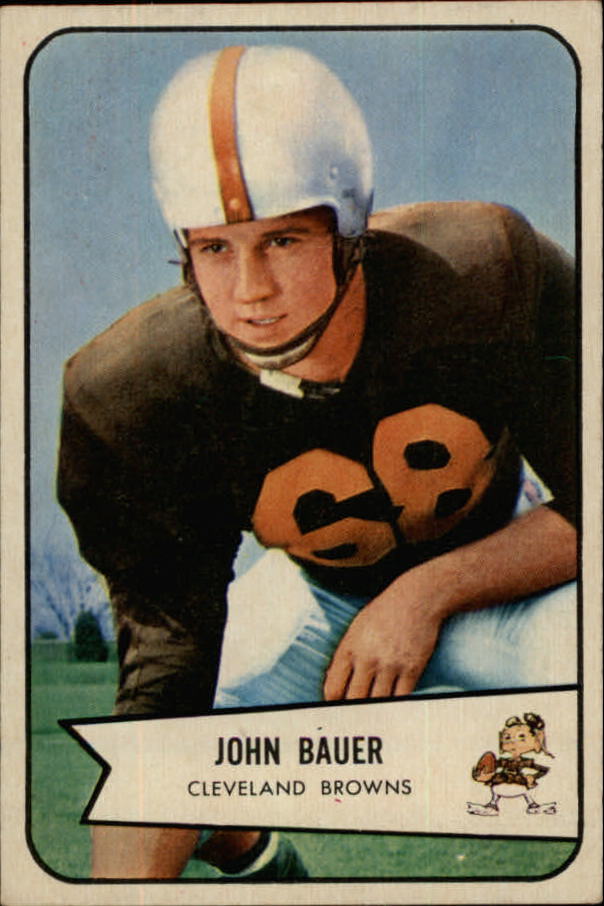 1954 Bowman #84 John Bauer SP RC