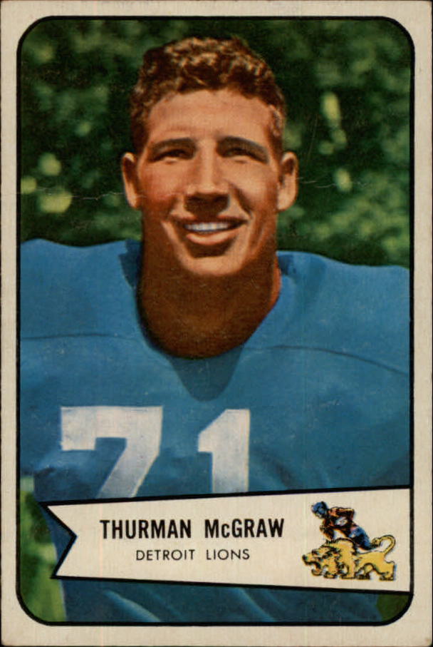 1954 Bowman #91 Thurman McGraw SP